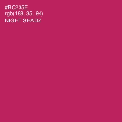 #BC235E - Night Shadz Color Image