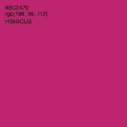 #BC2470 - Hibiscus Color Image