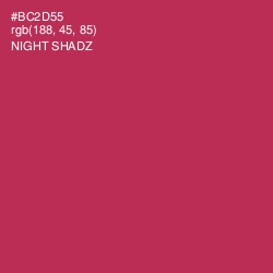#BC2D55 - Night Shadz Color Image