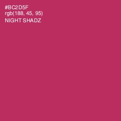#BC2D5F - Night Shadz Color Image