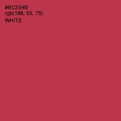 #BC354B - Night Shadz Color Image