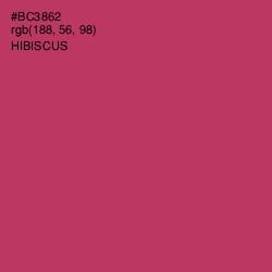 #BC3862 - Hibiscus Color Image