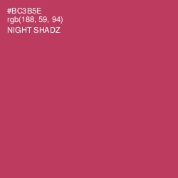 #BC3B5E - Night Shadz Color Image