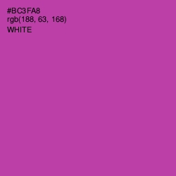 #BC3FA8 - Medium Red Violet Color Image