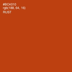 #BC4010 - Rust Color Image