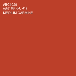 #BC4029 - Medium Carmine Color Image