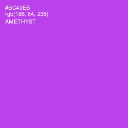 #BC40EB - Amethyst Color Image