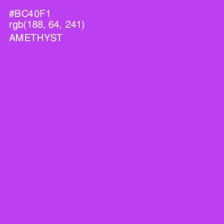 #BC40F1 - Amethyst Color Image