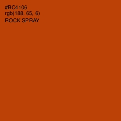 #BC4106 - Rock Spray Color Image