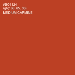 #BC4124 - Medium Carmine Color Image