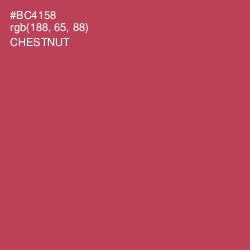 #BC4158 - Chestnut Color Image