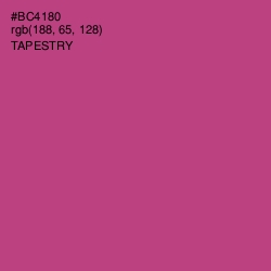 #BC4180 - Tapestry Color Image