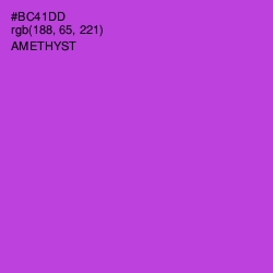 #BC41DD - Amethyst Color Image