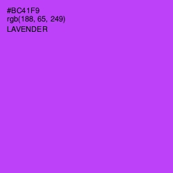 #BC41F9 - Lavender Color Image