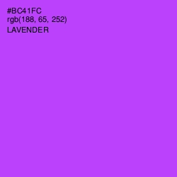 #BC41FC - Lavender Color Image