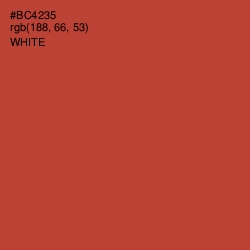 #BC4235 - Medium Carmine Color Image