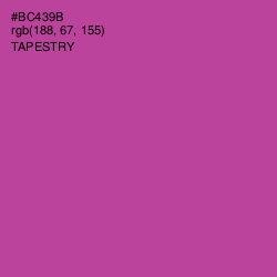 #BC439B - Tapestry Color Image