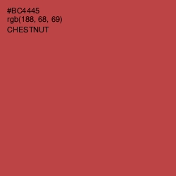 #BC4445 - Chestnut Color Image