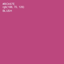 #BC467E - Blush Color Image