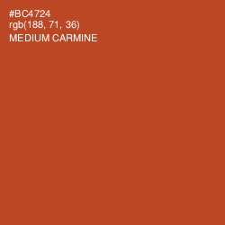 #BC4724 - Medium Carmine Color Image