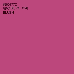 #BC477C - Blush Color Image