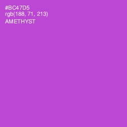 #BC47D5 - Amethyst Color Image