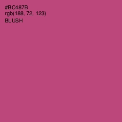 #BC487B - Blush Color Image