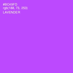 #BC49FD - Lavender Color Image