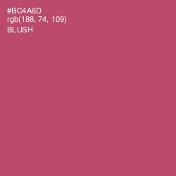 #BC4A6D - Blush Color Image