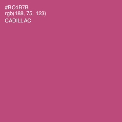 #BC4B7B - Cadillac Color Image