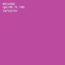 #BC4B9E - Tapestry Color Image