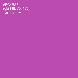#BC4BAF - Tapestry Color Image