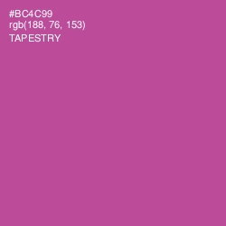 #BC4C99 - Tapestry Color Image