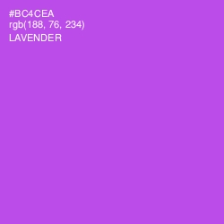 #BC4CEA - Lavender Color Image