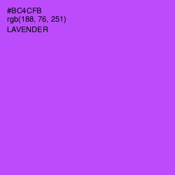 #BC4CFB - Lavender Color Image