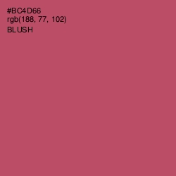 #BC4D66 - Blush Color Image