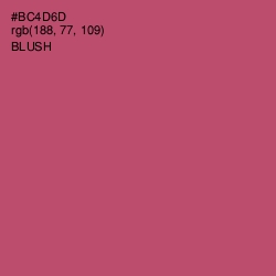 #BC4D6D - Blush Color Image