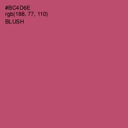 #BC4D6E - Blush Color Image