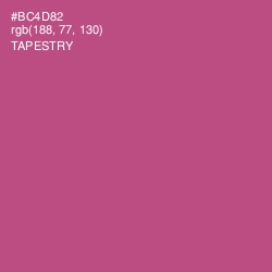 #BC4D82 - Tapestry Color Image