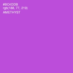 #BC4DDB - Amethyst Color Image