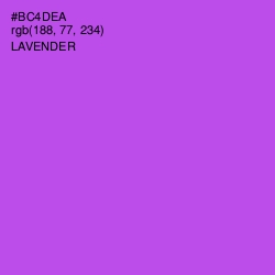 #BC4DEA - Lavender Color Image