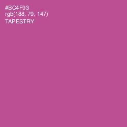 #BC4F93 - Tapestry Color Image