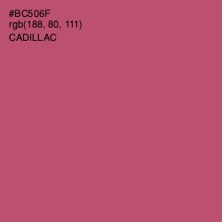 #BC506F - Cadillac Color Image