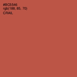 #BC5546 - Crail Color Image