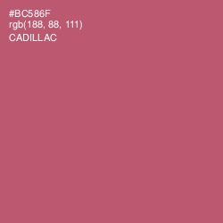 #BC586F - Cadillac Color Image