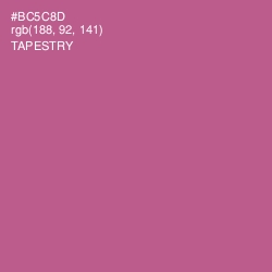 #BC5C8D - Tapestry Color Image