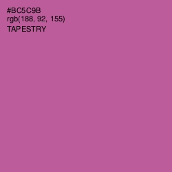 #BC5C9B - Tapestry Color Image