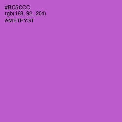 #BC5CCC - Amethyst Color Image