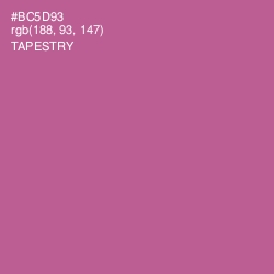 #BC5D93 - Tapestry Color Image