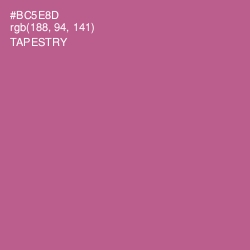 #BC5E8D - Tapestry Color Image